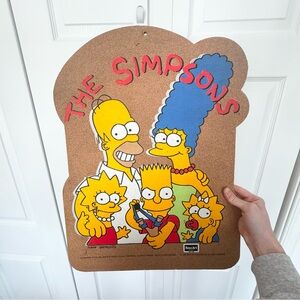 Vintage 1990 ROSE ART “THE SIMPSONS” cork board